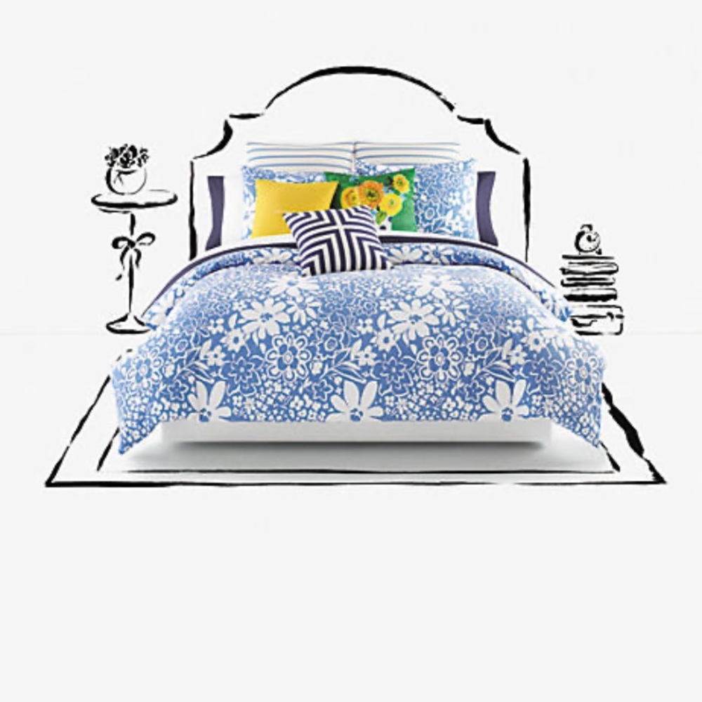 Kate Spade Monaco Floral  twin comforter set